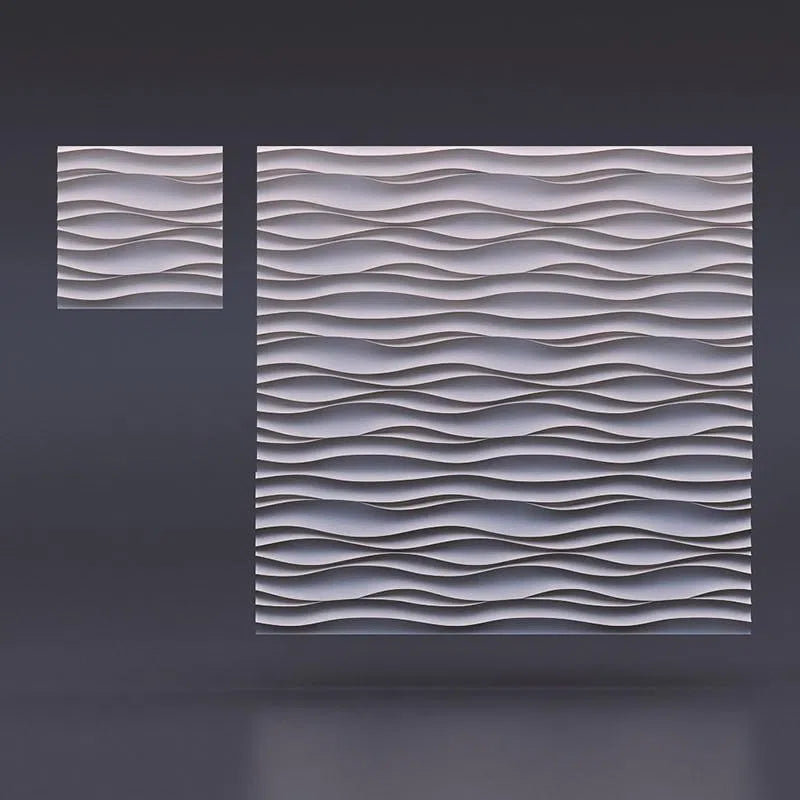 Close-up view of 3D Gypsum Wall Panels - Model Desert Sand | DecorMania UK